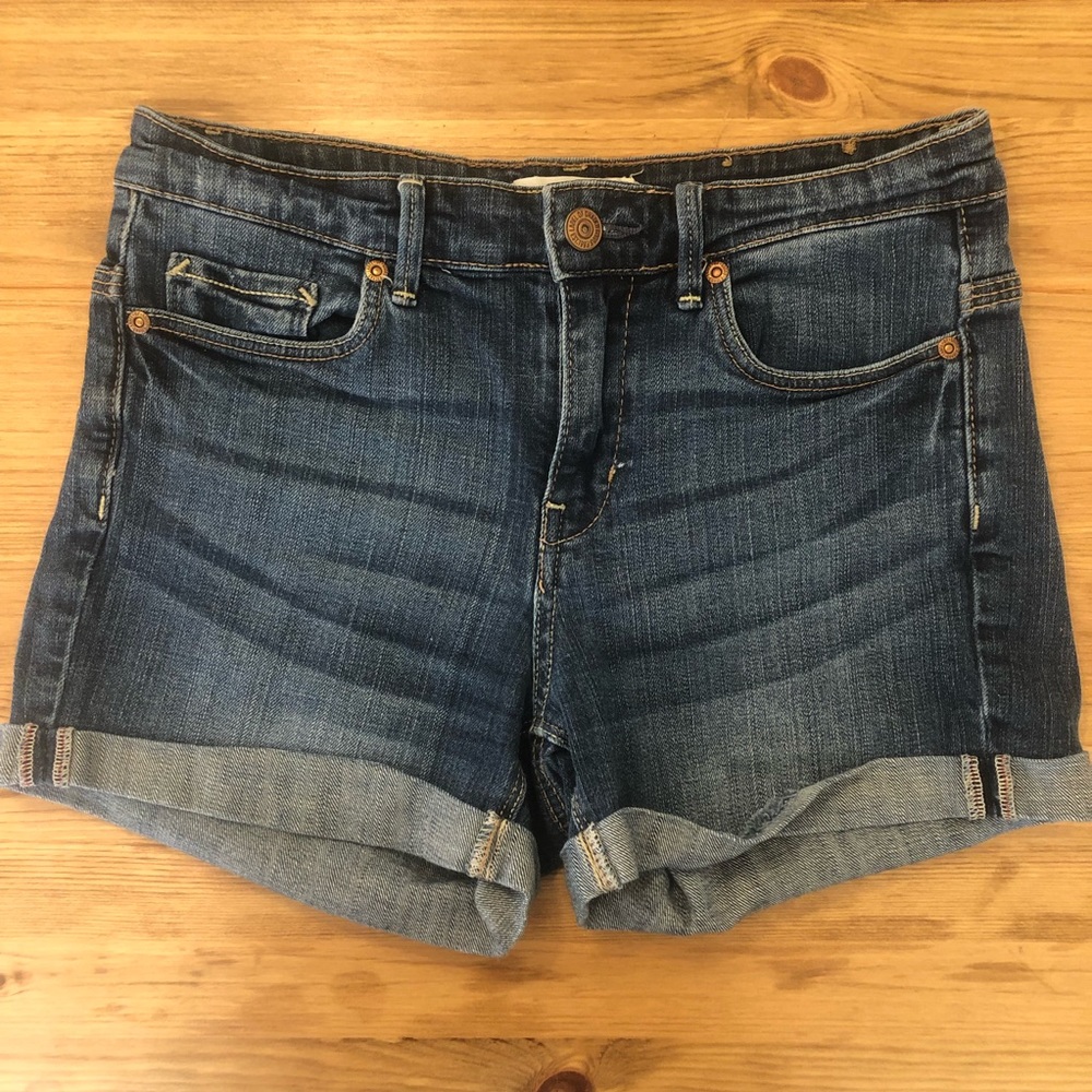 Mid rise Denim Shorts